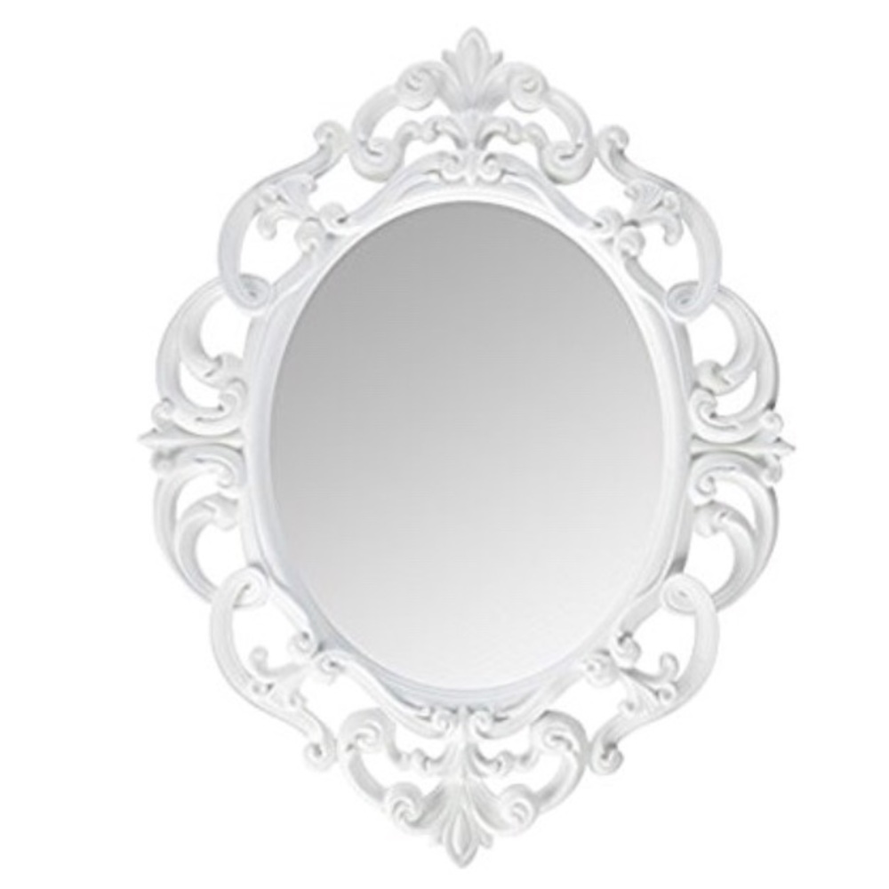 New in box! Classic plastic framed wall mirror
